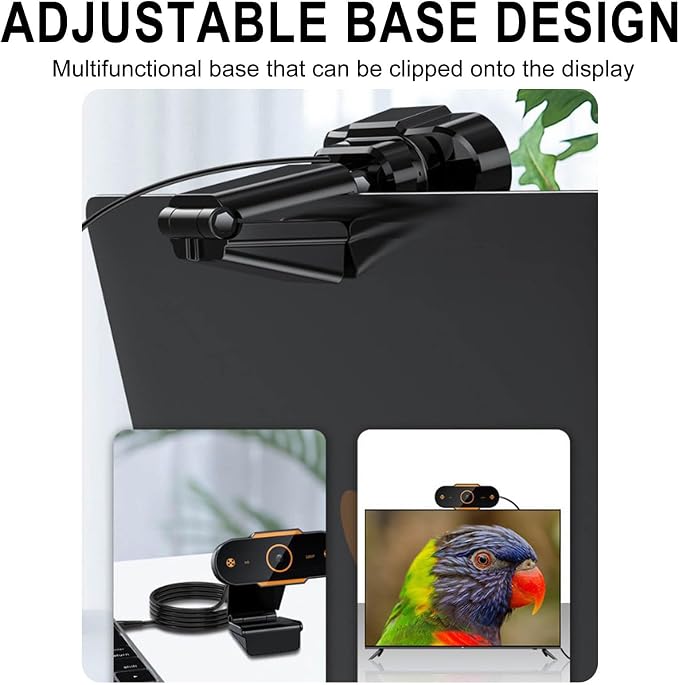 Streaming Camera 1080p HD Webcam with Microphone,Fast Auto Focus,110° Wide Angle, Auto Light Correction, USB Pc Camera Webcam for Pc Gaming Computer Web Cameras for Desktop Computer Accessories