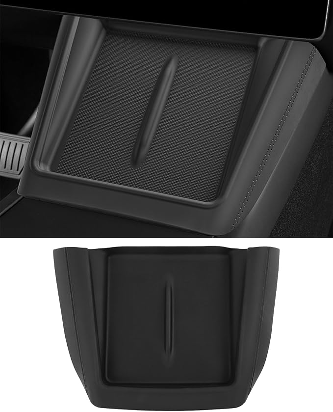 Model 3 Centre Control Wireless Charging Mat，Center Console Wireless Charger Pad Compatible with Tesla Highland Model 3 2024 2025 2026