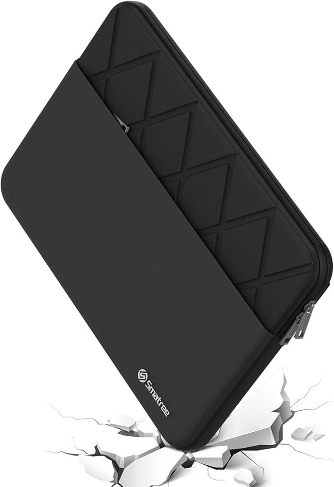 Smatree 15.6 inch Laptop Sleeve for LG gram Book 15.6, LG Laptop Case with Accessory Pocket, YKK Zipper, Patented Super Corner Design (E602)