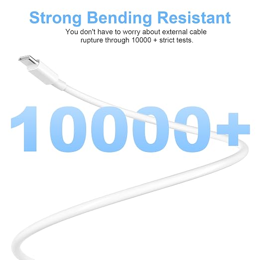 2Pack for Apple USB C to USB C Charging Cable 10ft 100W,Long Type C to Type C Fast Charger Cord for iPhone 16 E/17/Air/15/Pro/Plus/Pro Max,for MacBook Pro/Air,for iPad Pro12.9/11in,Air 4/5,Mini 6/7