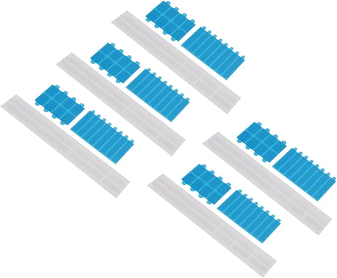 Privacy Screen Adhesive Strips and Plastic Slide Mount Holder Tabs for Computer Monitors and Laptops, Mount for Privacy Screen Protector Privacy Filter, 5 Set Replacement Kits