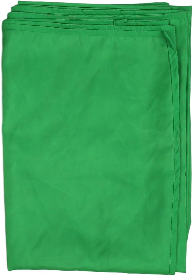 Chromakey Green Screen Backdrop, Photography Backdrop High Density Polyester Soft Light Wrinkle Background for Photo Studio Streaming Video Party Home Use (150 * 200CM)