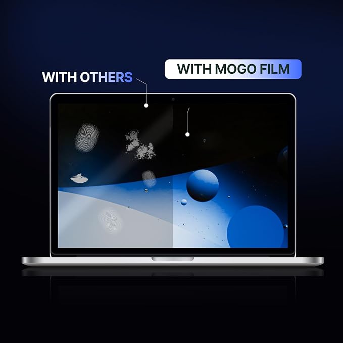 MOGO Privacy Screen Filter for Microsoft Surface Pro 11/10/9/8/X 13 inch - Keep Data Secure Anywhere, Dual Matte Anti-Spy Protector with Blue Light Blocking, Anti Glare & Scratch Resistant Film
