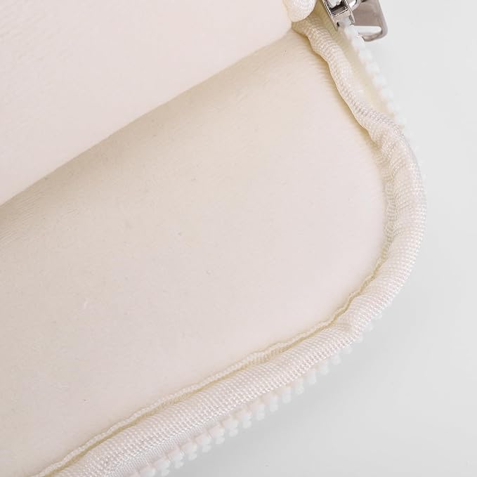 Cute Bow Laptop Case Coquette 13-15 Inch Puffy Laptop Sleeve Accessories Aesthetic Quilted Computer Bag for MacBook (White 1, 15-15.6)