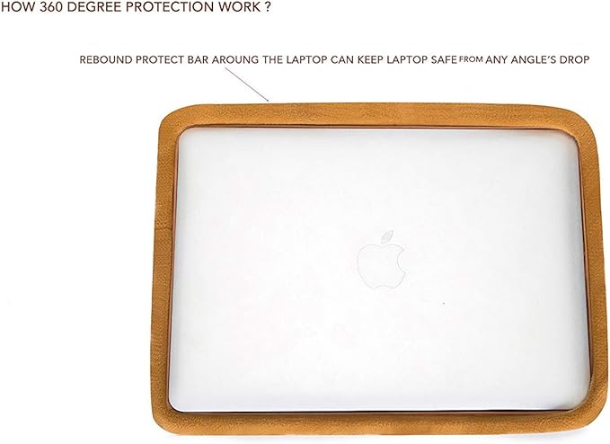Kinmac 360° Protective Vertical Laptop Sleeve Case Cover Bag with Pocket for MacBook Pro 16 inch,16 inch HP,Lenovo,Dell,ASUS,Acer Ultrabook and Business Laptop Computer (Grey)