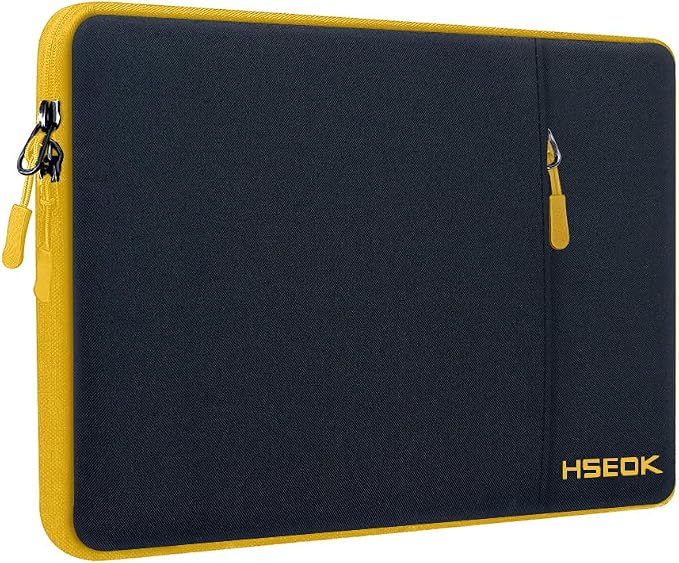 Hseok Laptop Case 13.3-14 Inch Sleeve, Water-Resistant Computer Bag Compatible with MacBook Neo/Pro 14" M5/M4/M3/M2/M1 and All 13.3" Mac Air/Pro, XPS 14 and Most Popular 13.3"-14" Notebook，B02K04