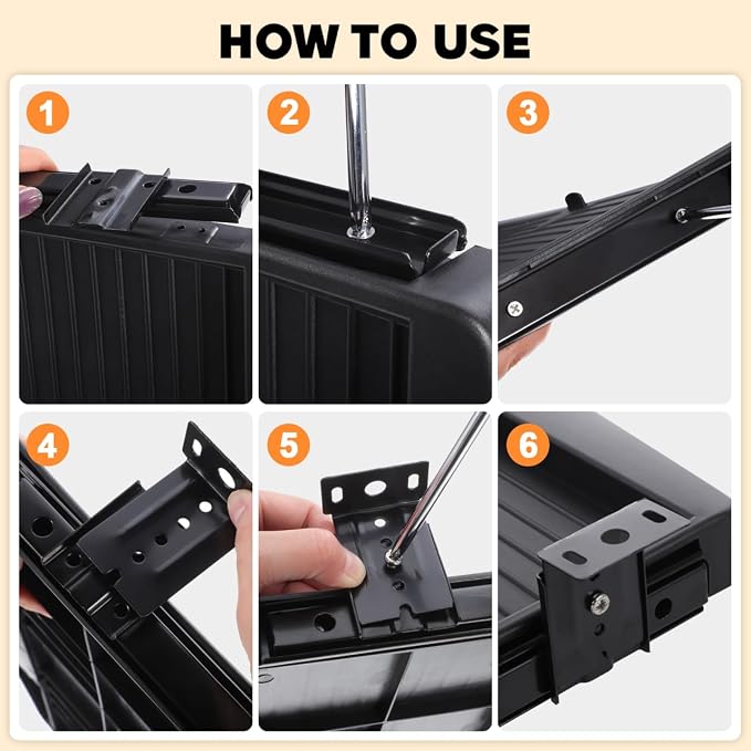 VILLCASE Keyboard Tray Under Desk, Pull Outkey Board Tray for Desk with Drawer C Clamp, 19.6" x 9" Slide-Out Mouse Computer Platform for Home Study Office