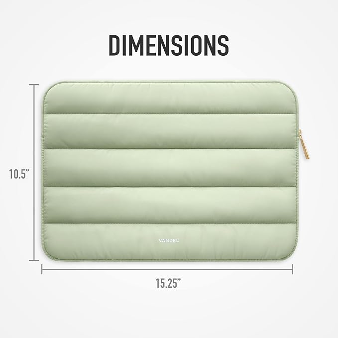 Vandel Portable Electronic Device Cover, Laptop Sleeve 15-16 Inch for Women and Men, Compatible with MacBook Pro, HP, Dell, Asus, Lenovo, Protective but Soft, Fits in Your Bag, Unique Puffy Design