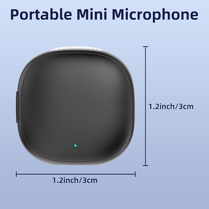 NPTCL Wireless Microphone for iPhone 17 16 15 - AI Noise Cancelling Mini Lavalier Mic USB C for Android Phone with 35H Charging Case for Video Recording Vlogging YouTube TikTok