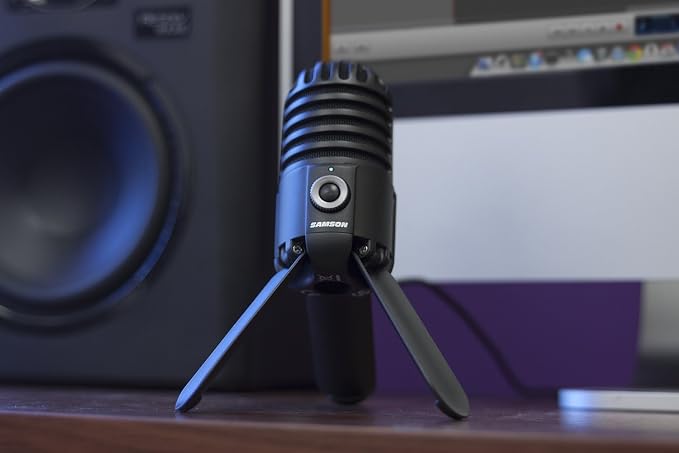 SAMSON Meteor USB Microphone (Titanium Black)