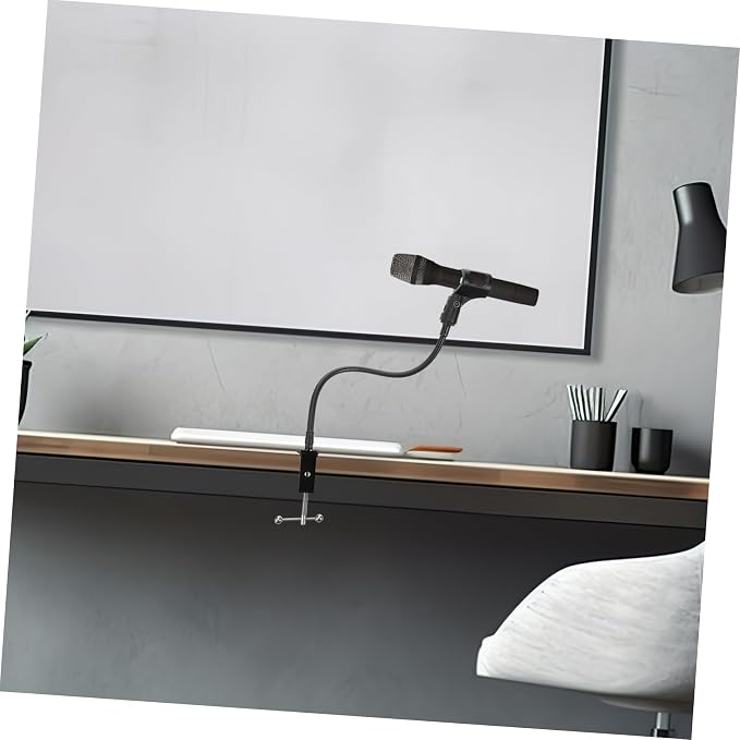 VICASKY 1set Adjustable Gooseneck Microphone Stand Phone Holder for Desk Versatile Microphone Arm for Streaming Recording and Video Conferencing Stable Base Easy Installation Angle