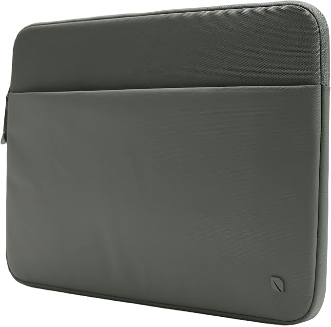 Incase A.R.C. Laptop Sleeve 14 Inch – MacBook Case with Faux Fur Lining, External Pocket – Fits MacBook Pro Air Lenovo Dell HP – Laptop Cover, Computer Case - Travel, Work, College - Smoked Ivy