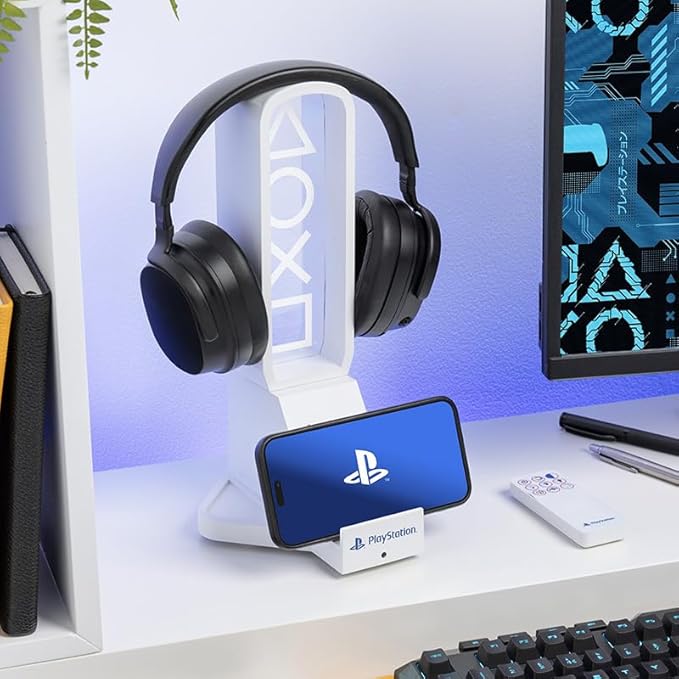 Paladone PlayStation 12" Desk Headphone Stand with Light