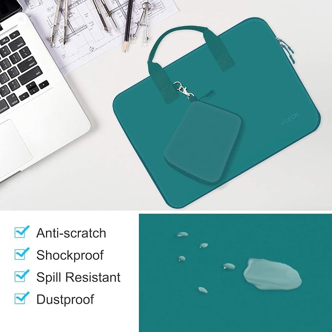 11.6 12.9 13 inch Elastic Laptop Sleeve with Small Case Compatible with 13 inch MacBook Neo Air Pro M5/M4/M3/M2/M1, iPad 13 12.9, XPS 13 and Most 11.6 12.9 13 inch Notebooks Tablets,D02E01