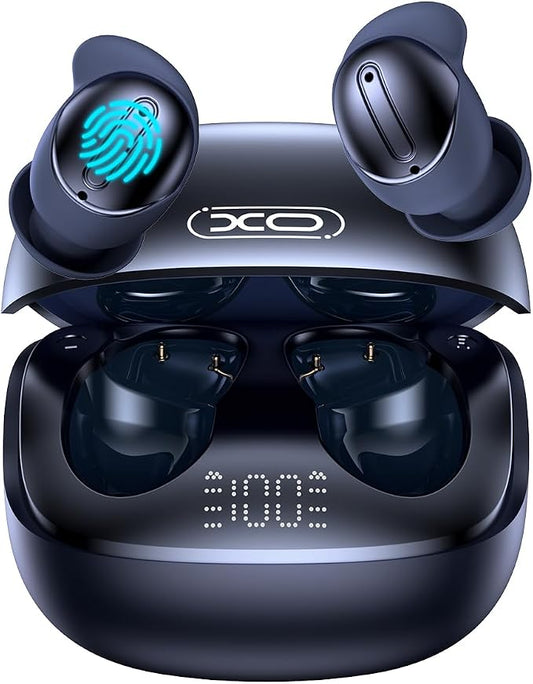 Mini Wireless Earbuds, Active Noise Cancelling with All-Day Comfortable Fit, BT 6.0 HiFi Stereo Sound,Touch Control, Noise Isolation Ear Buds for Running/Working