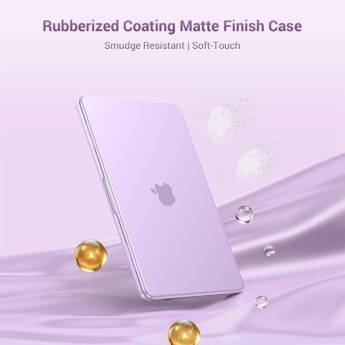MOSISO Compatible with MacBook Neo Case 13 inch 2026 Release Model A3404 with A18 Pro Chip, 4 in 1 Kit Precision Fit Crack & Scratch Resistant Protective Hard Shell Case Cover, Purple