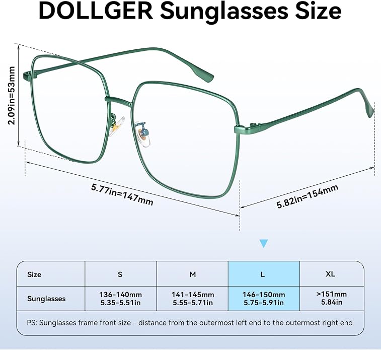Dollger Blue Light Blocking Glasses women Anti Glare UV Filter Computer Gaming Glasses Retro matal square Eyeglasses Frame