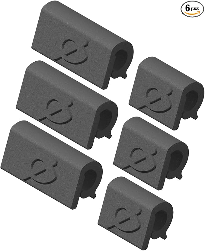 Webcam Cover Slide for Laptop & Tablet Camera Privacy, No Adhesive No Residue, Flexible Cover for MacBook, iPad, PC & More, 2 Sizes Included, 6 Pack, Made in USA
