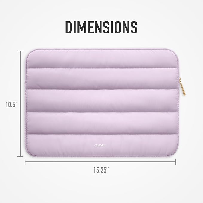 Vandel - The Original Puffy Laptop Sleeve 15-16 Inch Sleeve for Women and Men MacBook Pro 16 in Case, Cute Computer Bag 15.6 Inch HP Carrying Case - Apple, Asus, Dell, HP Laptop Case 15.6 Cover