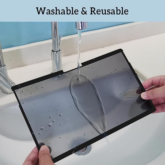 ZOEAGG Removable Privacy Screen for Surface Laptop Go 12.4 inch,Reusable/Easy Installation/Anti-Spy/Anti-Glare/Anti Blue Light,Microsoft Surface Laptop Go 12.4 inch(Go 3/2/1) Privacy Screen Protector