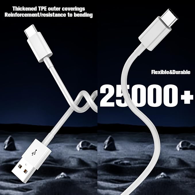 Car Carplay Cable for iPhone 16/15,iPhone16/15 Plus 16/15Pro16/15Pro Max charger ,USB A to USB C for Carplay USB C Cord, iPad USB C Cable 10th, iPad Air Car Charger Cable Cord Replacement 10FT (White)