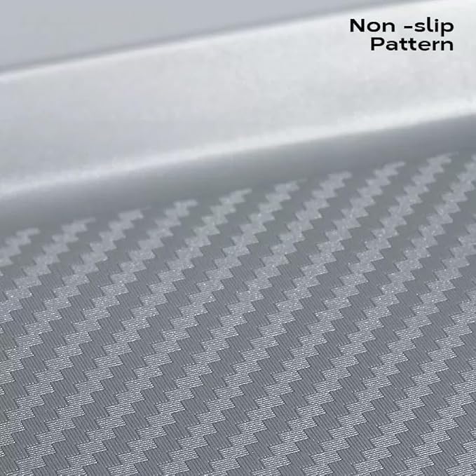 Center Console Wireless Charging Silicone Mat for Tesla Model 3 (Highland 2024-2025) & for 2025-2026 Tesla Model Y Juniper, Ultra-Thin Phone Non-Slip Pad, Interior Protective Cover Accessories - White