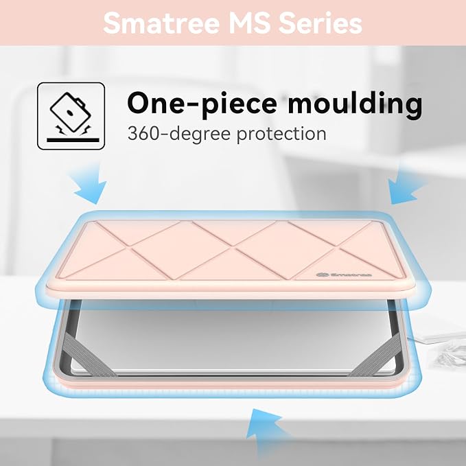 Smatree MS98P Hard Protective 16 inch Laptop Sleeve Case Compatible for Lenovo ThinkPad P16/P16s/T16/Legion 5 Pro, HP ZBook Fury/DELL Precision/ASUS TUF, MSI Pulse/Stealth, for GIGABYTE,Pink