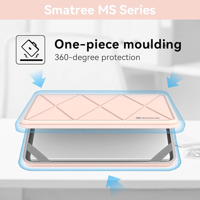 Smatree MS60TP Hard Protective 14 inch Laptop Sleeve Case Compatible for Samsung Galaxy Book Go 5G, Lenovo ThinkPad P14s/T14s/IdeaPad, ASUS Vivobook/Zenbook, ACER Aspire 5/14,Pink