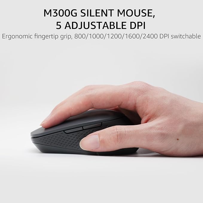Rapoo Wireless Keyboard and Mouse Combo, Blade-Series E9310M 99-Key Ultra-Thin Keyboard and M300G Silent Mouse, Support 4 Devices, Quiet, Compact, Battery Powered, for Windows/Mac/Linux/Chrome