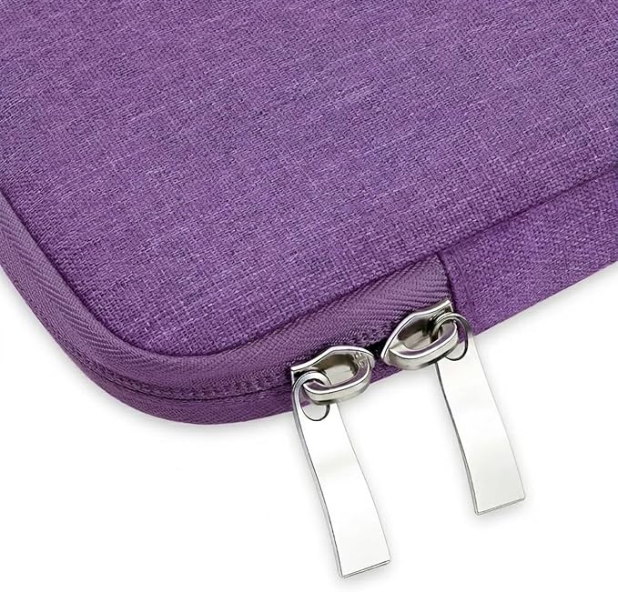 13 Inch Laptop Sleeve Case for MacBook Neo 13'' with A18 Pro Chip Released in 2026 (Model:A3404) Protective with Adjustable Handle Carrying Canvas Bag Accessories for Students Home Office (Purple)