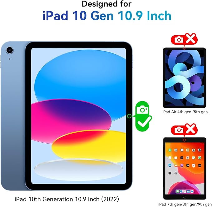 Magnetic Privacy Screen Protector Compatible with iPad 10th Gen 2022 10.9" & iPad 11th Gen A16 2025 11", Removable Anti Blue Light Glare Spy Filter, High Sensitive Bubble-Free Black Security Private Shield