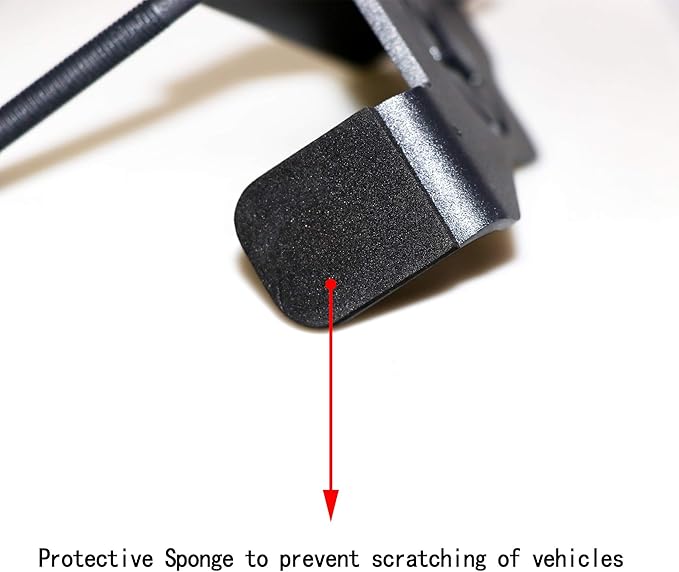 sukemichi Black Steel Front Foot Pegs Doors Off For 1997-2006 Jeep TJ Wrangler Exterior Door Hinge Foot Pegs Foot Rest Pedals - 1 Pair, USA FLAG