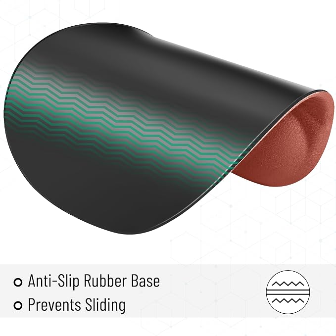 Mr. Pen- Ergonomic Mouse Pad with Wrist Rest, Breathable Fabric with Memory Foam Cushion, Non-Slip Rubber Base, Gel Mouse Pad with Wrist Support