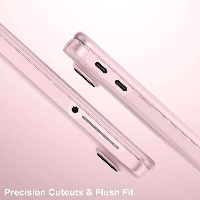 MOSISO Compatible with MacBook Neo Case 13 inch 2026 Release Model A3404 with A18 Pro Chip, 4 in 1 Kit Precision Fit Crack & Scratch Resistant Protective Hard Shell Case Cover, Blush