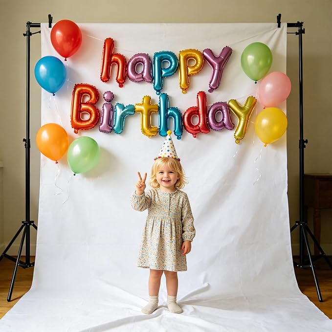 White Backdrop for Photoshoot White Photo Background Backdrops for Portraits Photography, Product, Wedding, Video Recording 10x20FT