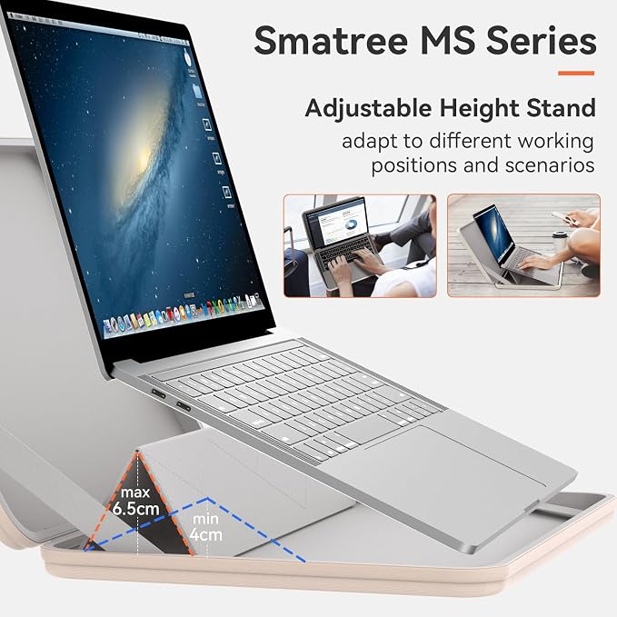 Smatree MS98W Hard Protective 16 inch Laptop Sleeve Case Compatible for Lenovo ThinkPad P16/P16s/T16/Legion 5 Pro, HP ZBook Fury/DELL Precision/ASUS TUF, MSI Pulse/Stealth, for GIGABYTE,White