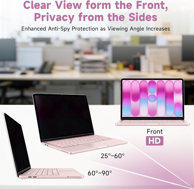 Magnetic Privacy Screen for 2026 MacBook Neo 13-Inch A18 Pro, Reduce Eye Strain Laptop Privacy Screen Shield and Protector for Mac Neo
