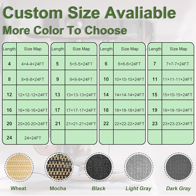 Artpuch Outdoor Pergola Shade Cover 7x19 FT Sun Shade Cloth with Grommets Light Grey 90% UV Protection Canopy Patio Privacy Screen (Customized Available)