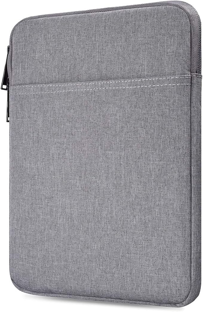 Tablet Sleeve Case for 11" Samsung Galaxy Tab A9+/ Galaxy Tab S6 Lite, iPad Air M4 M3, Pro 11 M5,iPad 9/8/7 10.2 Bag, Light Grey