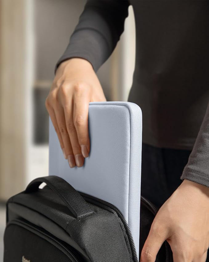 tomtoc Slim Laptop Sleeve for 14-inch MacBook Pro M5/M4/M3/M2/M1 Pro/Max 2026-2021, Water-Resistant Protective Case for 13.8 Inch Surface Laptop AI PC, Accessory Bag