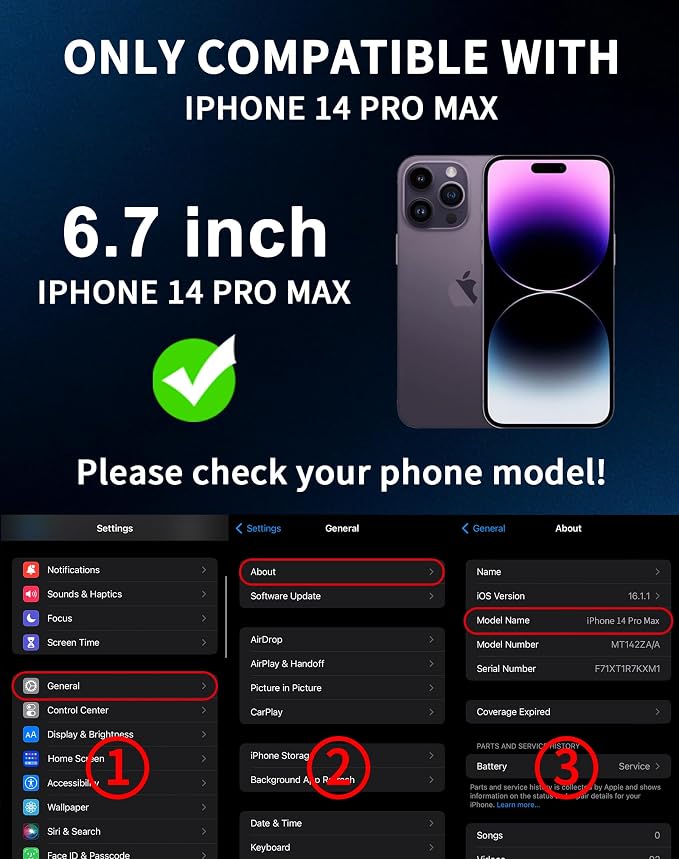2 Pack for iPhone 14 Pro Max Privacy Screen Protector [6.7 inch] Anti-Spy Private Tempered Glass Film Accessories Anti-Blue Light 9H Hardness No-Bubble Full Coverage Easy Installation
