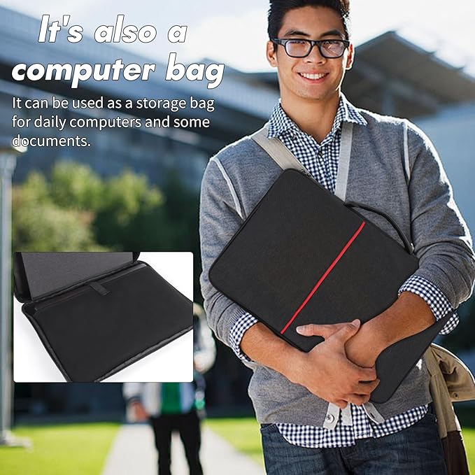 Laptop Sun Shade, Laptop Sun Glare Shield Privacy Screen Hood Computer Sunshade Bag for Working Outside Outdoor Foldable Computer Shield Cover Outside 15-16''(Patent Pending)
