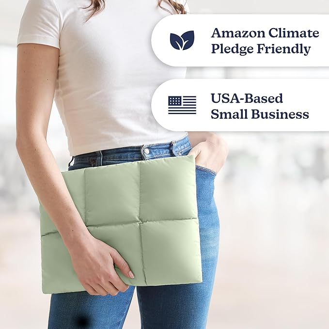 Vandel Puffy Laptop Sleeve 13 inch - 14 inch Waterproof Laptop Sleeve Case, Compatible with 13 inch MacBook Air/Pro 13 / MacBook Pro 14, iPad Pro 12.9, 13.3 in HP Dell, Air Case, Computer Bag Cover