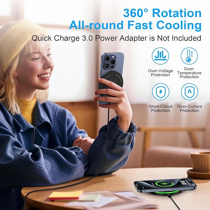 Wireless Charger Samsung Fast Charging Pad for Samsung Galaxy S26 S25 Ultra/S26+/Z Fold7 Flip7/S24FE/S23/S22,Google Pixel 10 Pro XL 9a,Moto G Stylus 5G,2Pack 15W Android Phone Wireless Charger Station