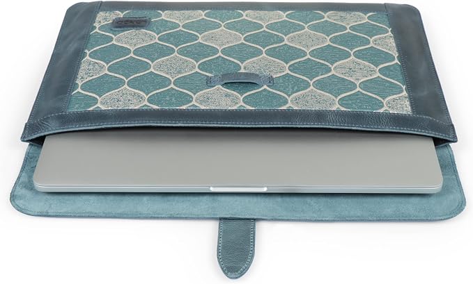 Londo Leather Sleeve Compatible with MacBook Pro 16 & MacBook Pro 15 Inch (M5, M4, M3, M2, M1, Pro, Max), Premium Top Grain Leather Laptop Bag, 2020 to 2026 Models