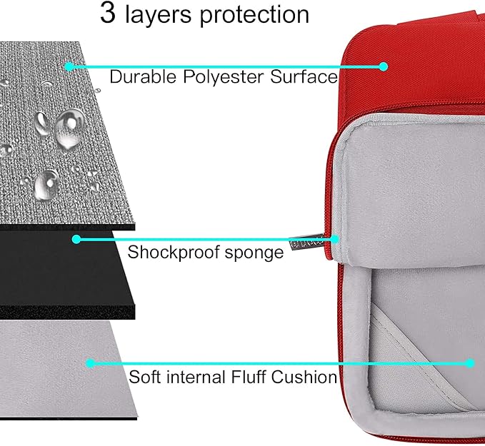 MOSISO Compatible with MacBook Air 13 inch Case M5 2026 M4 2025 M3 M2 2024-2022 A3449 A3240 A3113 A2681,Hard Shell&Sleeve Bag&Keyboard Skin&Webcam Cover&ScreenFilm for MacBook Air 13.6, Red