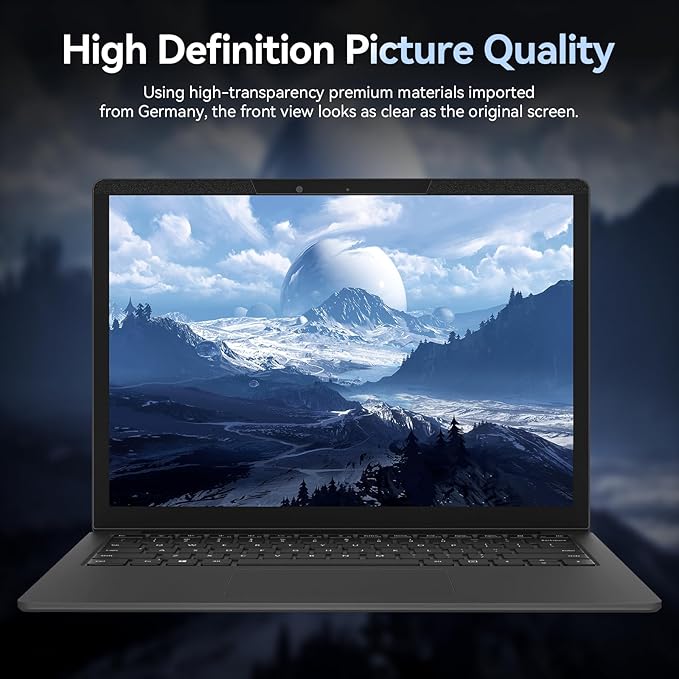 Magnetic 13.3 Inch Laptop Privacy Screen for 16:10 Computer Monitor, Removable Anti Glare Blue Light Filter Protector, 13 In Privacy Shield Compatible with Lenovo Hp Dell Acer Asus Thinkpad Envy Xps