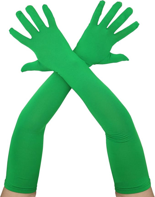 Chendvol Green Chromakey Mask Hood with Screen Gloves Invisible Effects Background for Green Screen Photography Photo Video