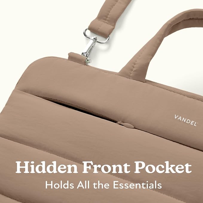 Vandel 13-14 inch Laptop Carrying Case Sleeve with Strap, Shoulder Bag with Handle, 14 in Laptop Computer Bag for Women, MacBook Air 13 Inch Carrying Case, MacBook Pro 14 in HP Messenger Carrier
