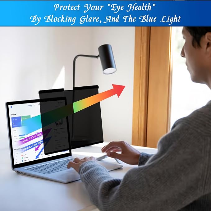 PYS Magnetic Privacy Screen for Microsoft Surface Laptop 5/4/3/2/1 - Detachable 13.5 Inch Privacy Screen Protector, Matte Finish Anti-Glare